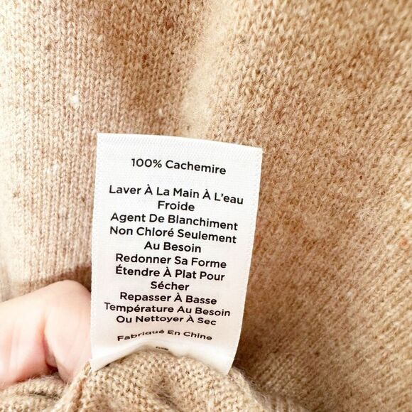 Talbots Pure Cashmere Donegal Fringed V-Neck Pullover Sweater Women’s Size S NWT - Picture 9 of 9